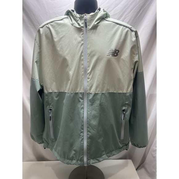 New Balance Jackets & Blazers - New Balance Full Zip Seafoam Green Mist Activewear Jacket Women's Size large